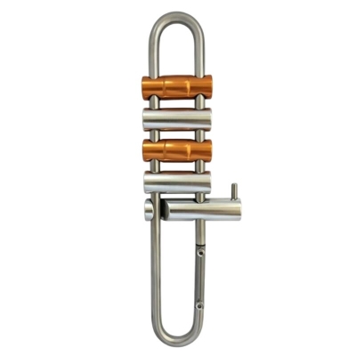 Culpeo D12 排式下降器高空作业绳索救援长距离速降保护器